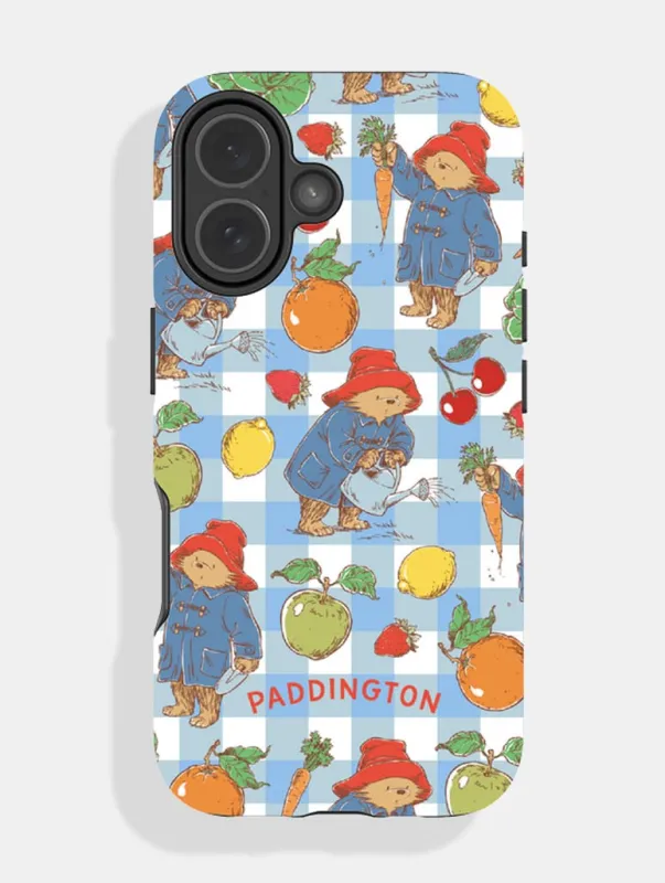 Paddington x Skinnydip Fruity Gingham Ultra Protective iPhone Case made by Skinnydip London