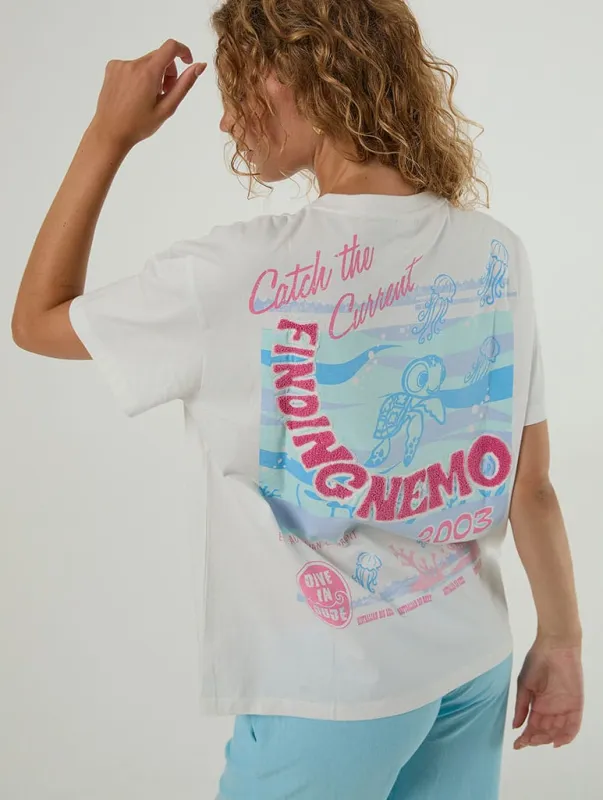 Disney Finding Nemo Catch The Current T-Shirt made by Skinnydip London