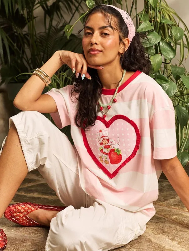 Strawberry Shortcake x Skinnydip Stripe T-Shirt made by Skinnydip London