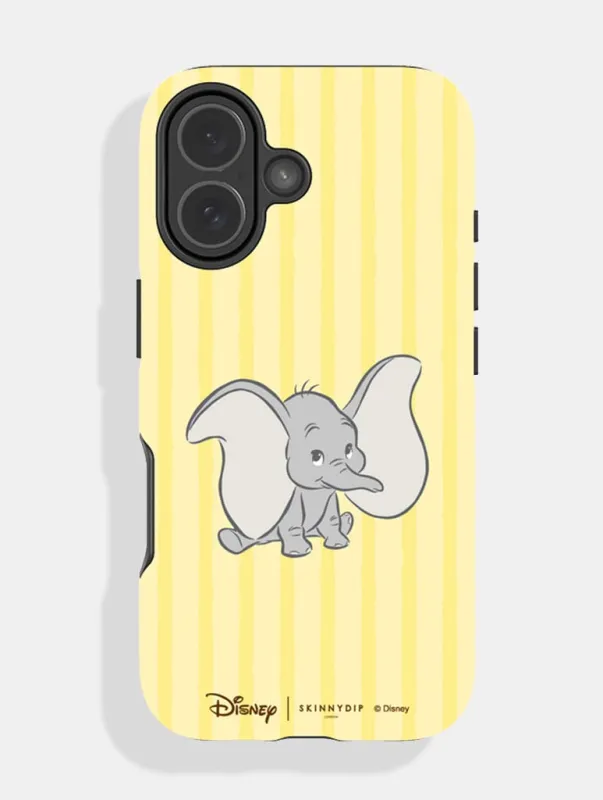 Disney Dumbo Butter Yellow Stripe Ultra Protective iPhone Case made by Skinnydip London