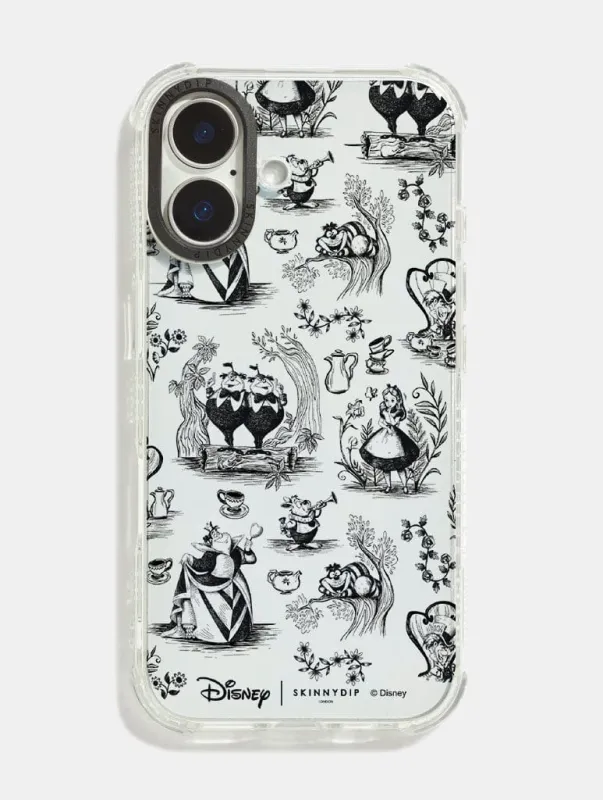Disney Alice In Wonderland Storybook Shock iPhone Case made by Skinnydip London