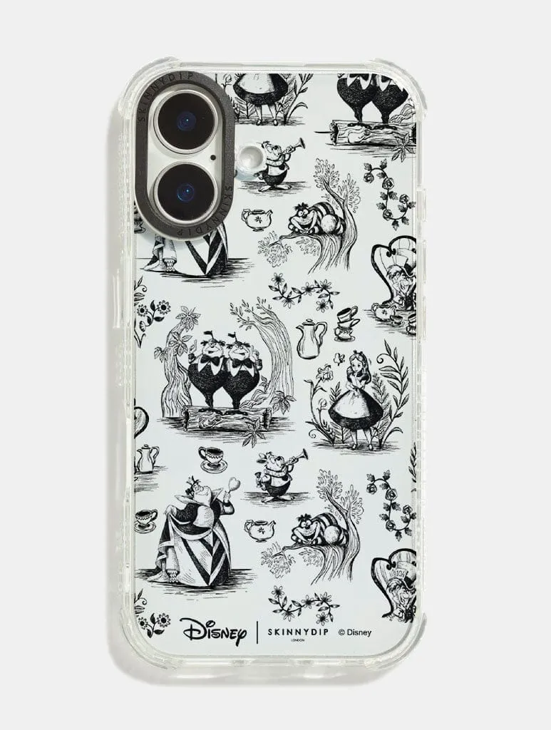 Disney Alice In Wonderland Storybook Shock iPhone Case sold by Skinnydip London