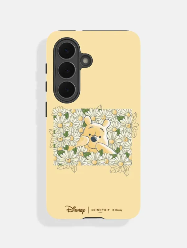 Disney Winnie The Pooh Butter Yellow Flower Ultra Protective Samsung Case made by Skinnydip London