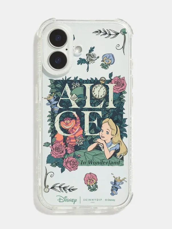 Disney Alice In Wonderland Flower Garden Shock iPhone Case made by Skinnydip London
