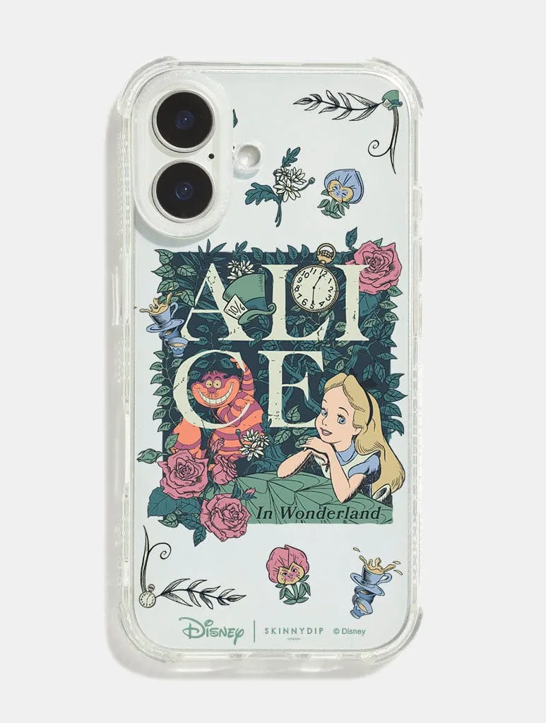 Disney Alice In Wonderland Flower Garden Shock iPhone Case sold by Skinnydip London