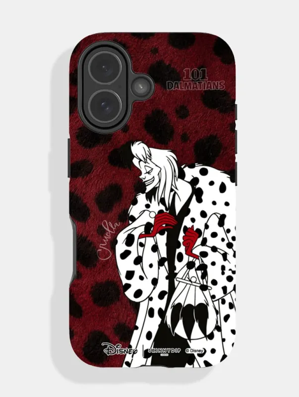 Disney Cruella Devil Ultra Protective iPhone Case made by Skinnydip London