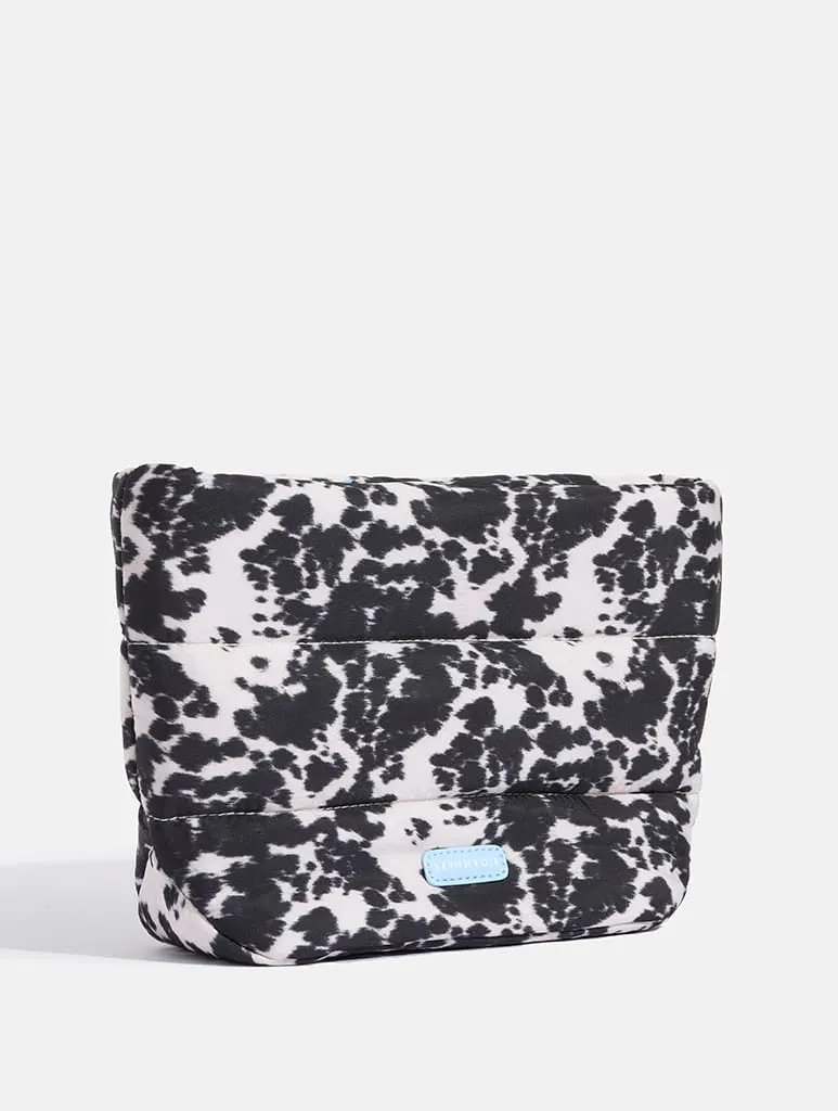 Cow Print Pillow Pouch Makeup Bag sold by Skinnydip London product image thumbnail 3