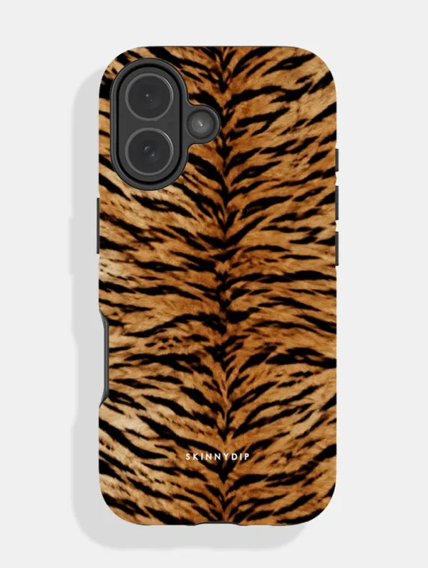 Tiger Print Ultra Protective iPhone Case made by Skinnydip London