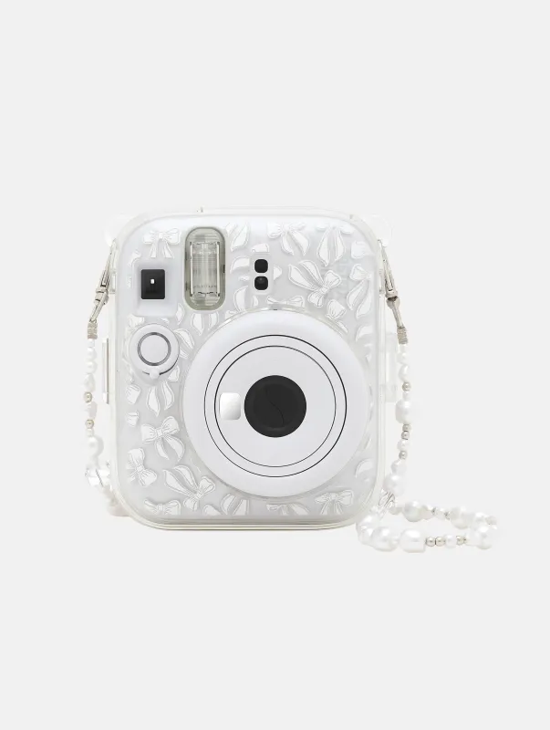 Instax x Skinnydip Mini 13 Bow Case and Beaded Strap made by Skinnydip London