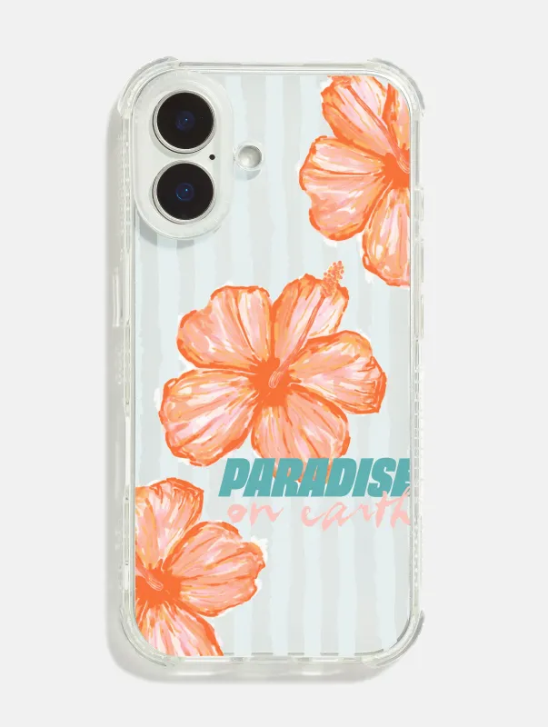 Paradise On Earth Shock iPhone Case made by Skinnydip London