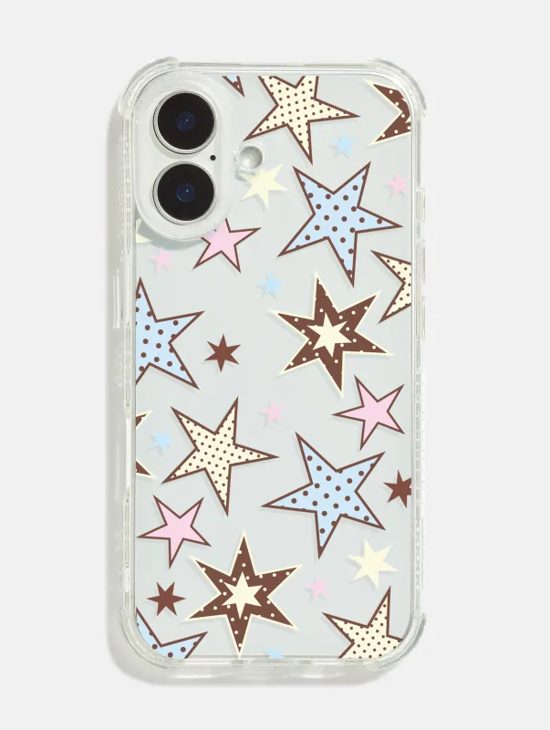 Spotty Stars Shock iPhone Case made by Skinnydip London