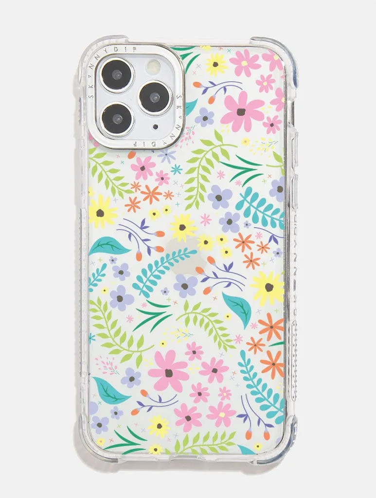 Pretty Floral Shock iPhone Case sold by Skinnydip London
