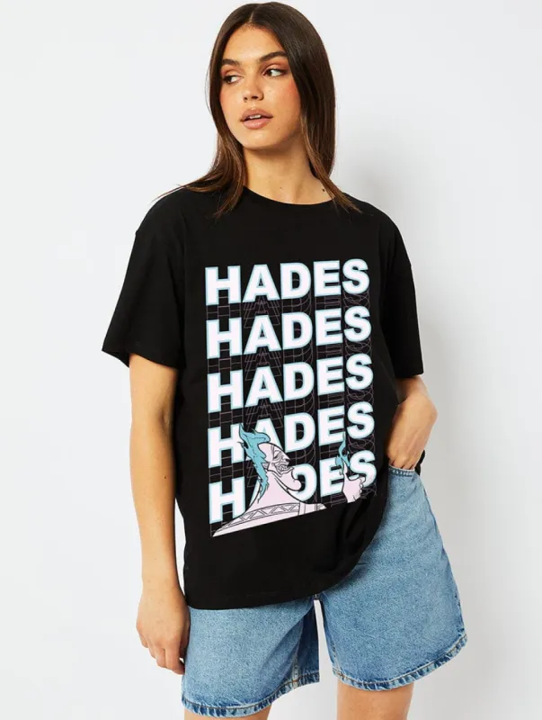 Disney Hades T-Shirt in Black sold by Skinnydip London