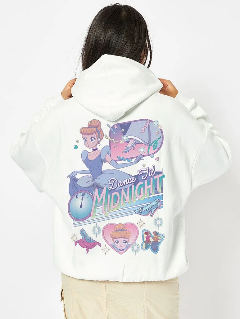 Disney Cinderella Princess Manga Hoodie In White sold by Skinnydip London