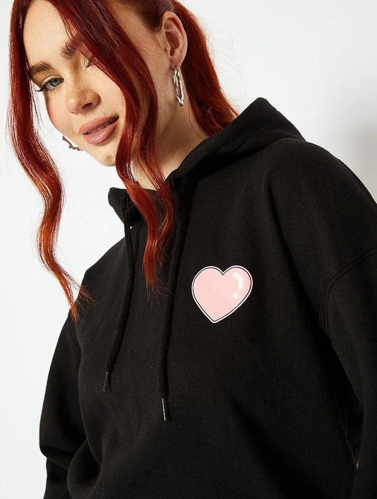 Total Player Graphic Black Hoodie sold by Skinnydip London product image thumbnail 2