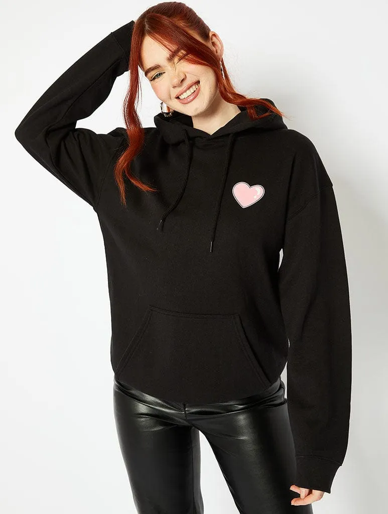 Total Player Graphic Black Hoodie sold by Skinnydip London product image thumbnail 5