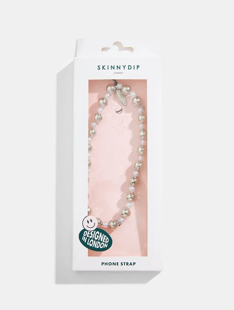 Disco Ball Beaded Phone Strap sold by Skinnydip London product image thumbnail 4