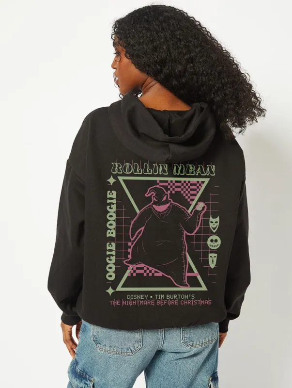 Disney Oogie Boogie Hoodie in Black sold by Skinnydip London