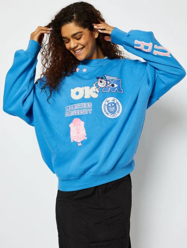 Disney Monsters University Varsity Sweatshirt sold by Skinnydip London