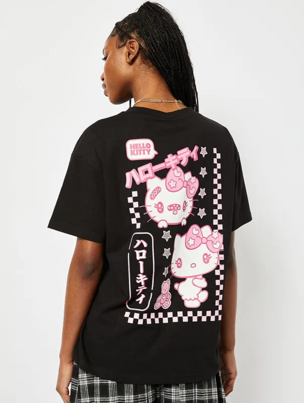 Hello Kitty x Skinnydip Acid Wash T-Shirt sold by Skinnydip London