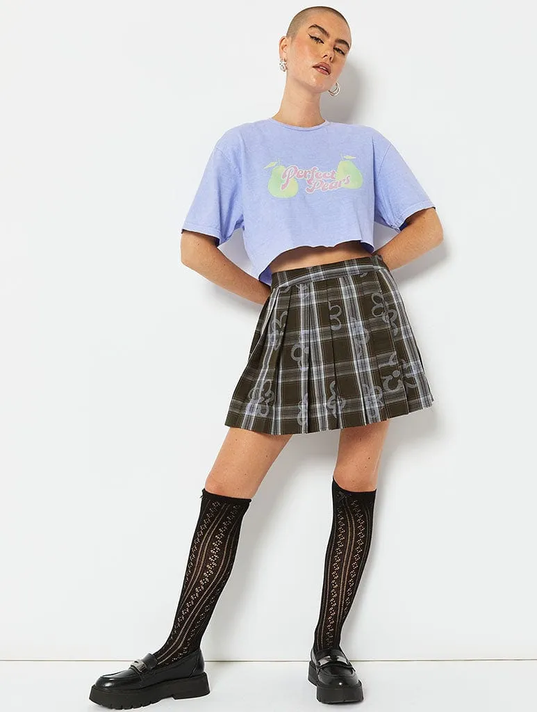 Perfect Pears Blue Crop Top sold by Skinnydip London product image thumbnail 2