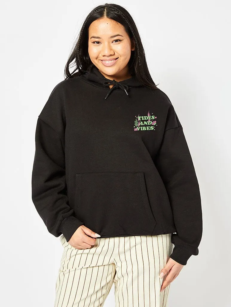 Disney The Little Mermaid Tides & Vibes Hoodie in Black sold by Skinnydip London product image thumbnail 2