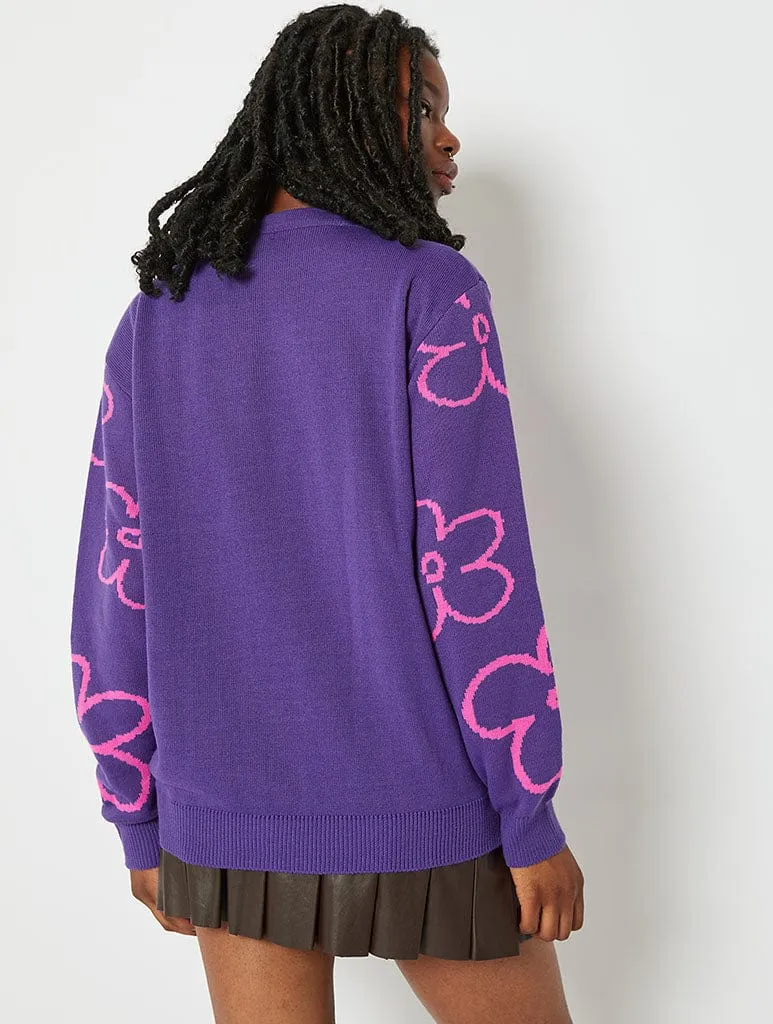 Disney Thumper Floral Knitted Jumper sold by Skinnydip London product image thumbnail 3