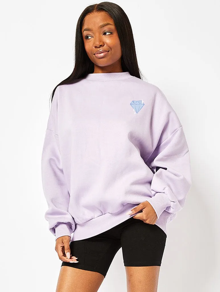Marriage Material Sweatshirt In Lilac sold by Skinnydip London product image thumbnail 2