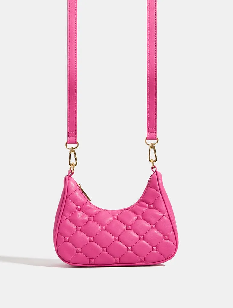 Miya Pink Studded Cross Body Bag sold by Skinnydip London product image thumbnail 3