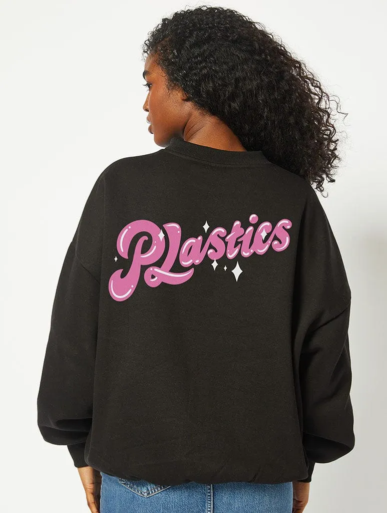 Mean Girls x Skinnydip Plastics Sweatshirt in Black sold by Skinnydip London