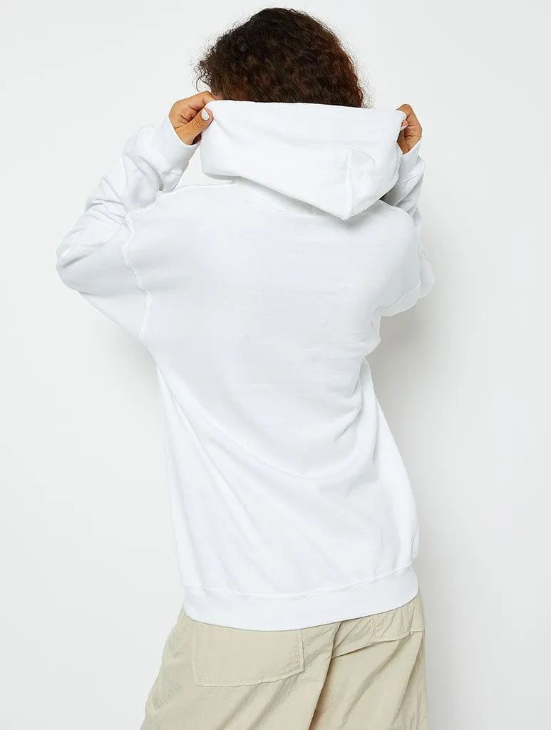 I Don't Care Hoodie in White sold by Skinnydip London product image thumbnail 2