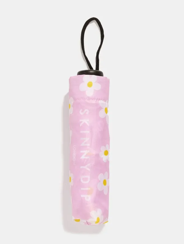 Lilac Flower Umbrella sold by Skinnydip London