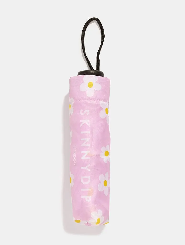 Lilac Flower Umbrella sold by Skinnydip London