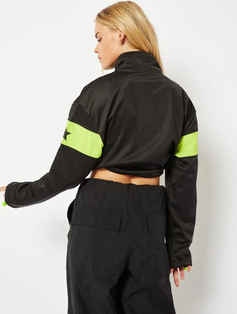 Reality Sucks Half Zip Sweatshirt sold by Skinnydip London product image thumbnail 4