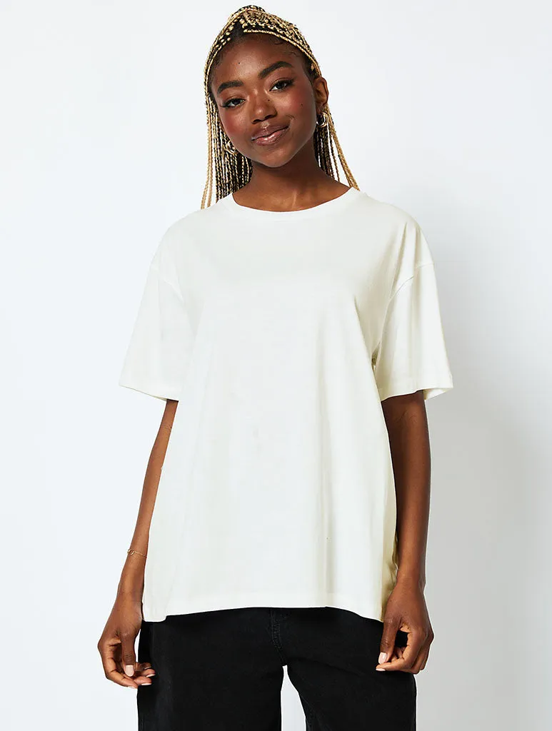 Sex And The City Quote T-Shirt In Ecru sold by Skinnydip London product image thumbnail 2