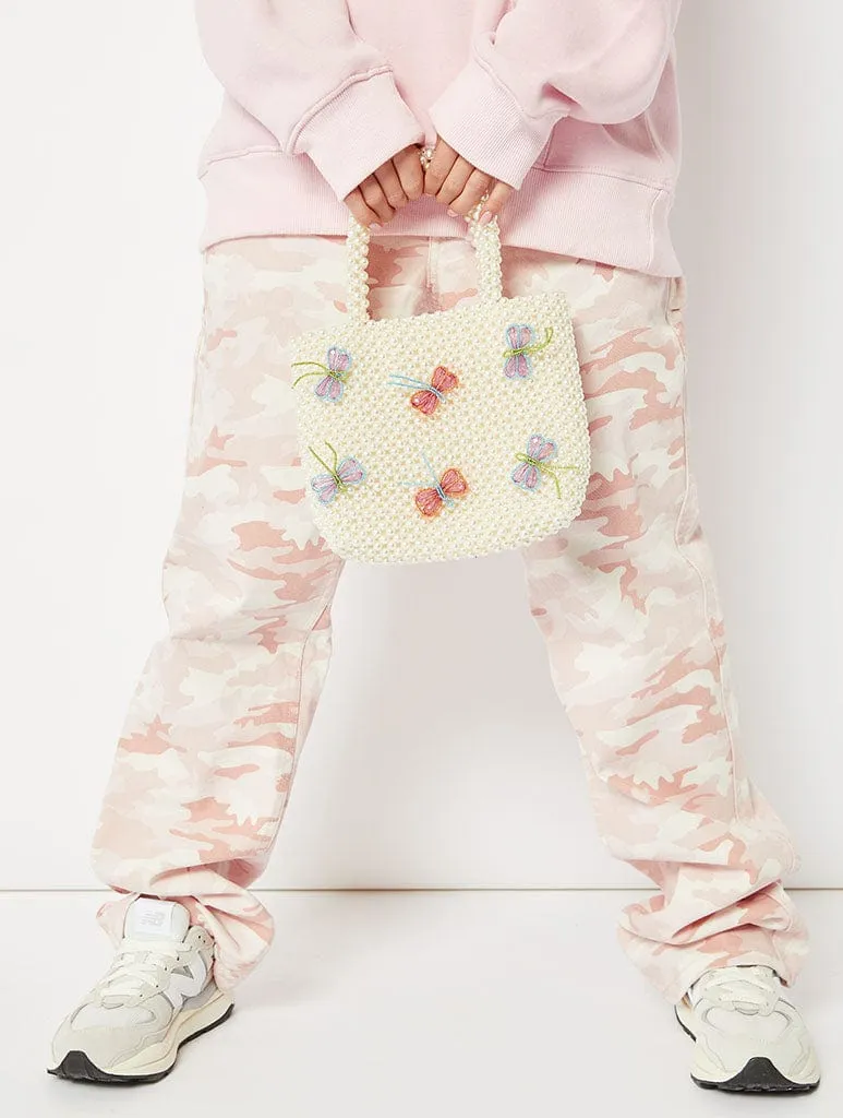 Butterfly Pearl Beaded Bag sold by Skinnydip London product image thumbnail 3