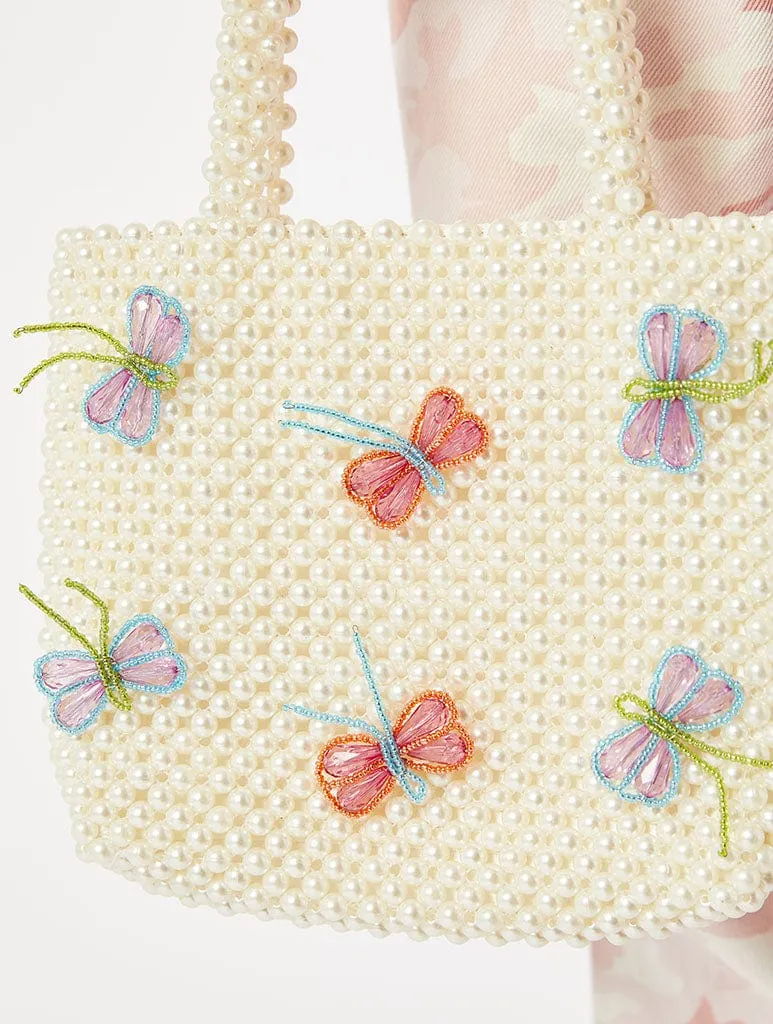 Butterfly Pearl Beaded Bag sold by Skinnydip London product image thumbnail 2