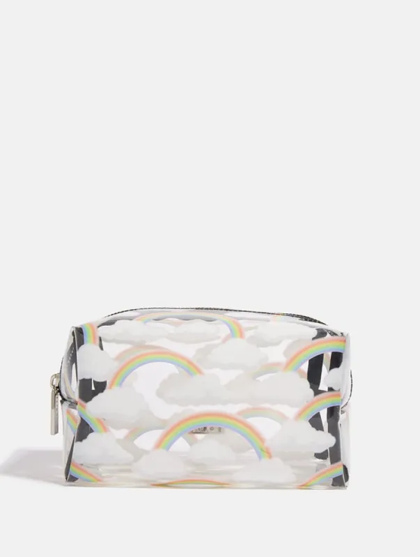 Rainbow Makeup Bag sold by Skinnydip London