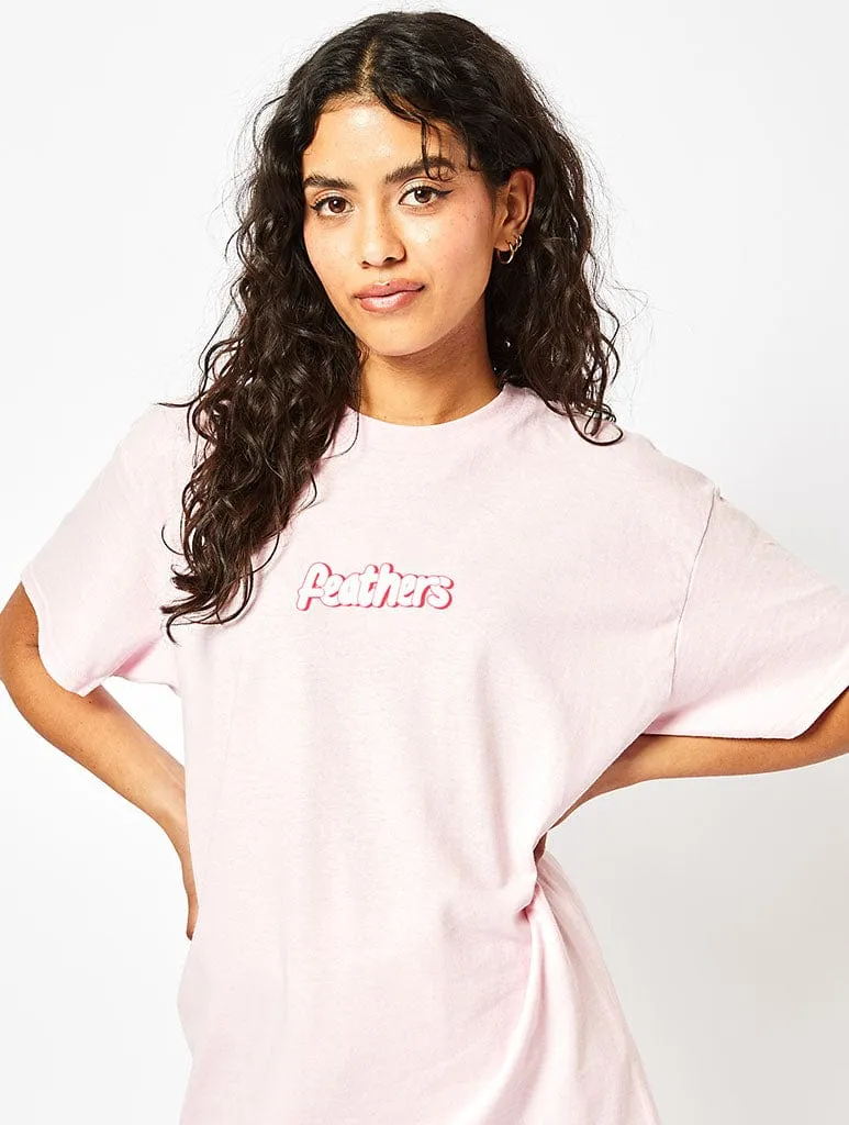 Wallace & Gromit x Skinnydip Feathers T-Shirt In Pink sold by Skinnydip London product image thumbnail 2