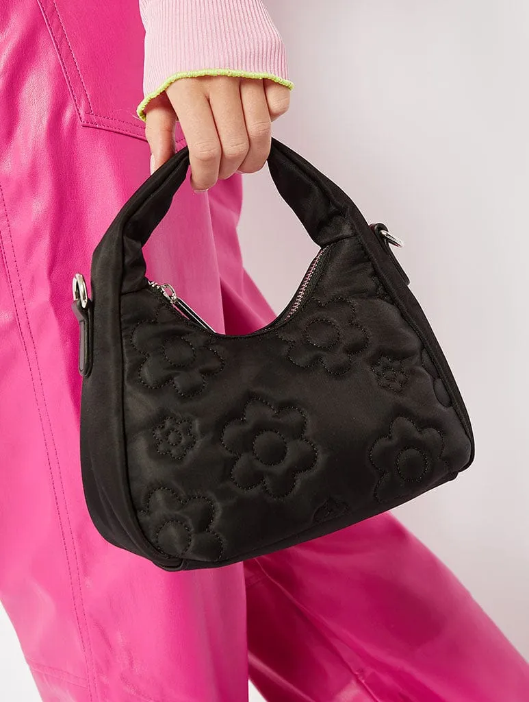 Daisy Quilted Mini Nylon Cross Body Bag sold by Skinnydip London