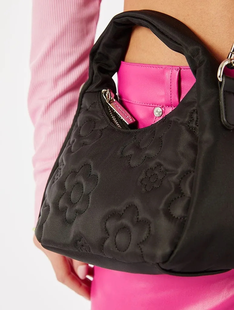 Daisy Quilted Mini Nylon Cross Body Bag sold by Skinnydip London product image thumbnail 3