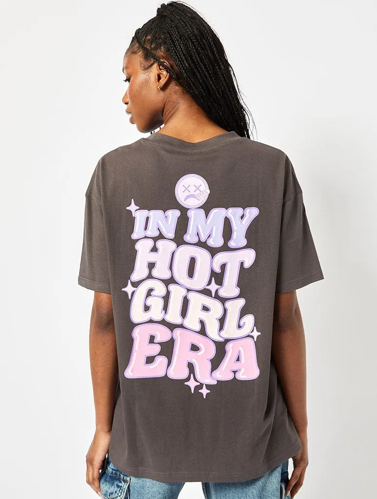 In My Hot Girl Era Oversized T-Shirt sold by Skinnydip London