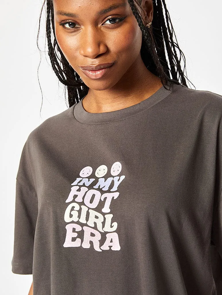 In My Hot Girl Era Oversized T-Shirt sold by Skinnydip London product image thumbnail 2