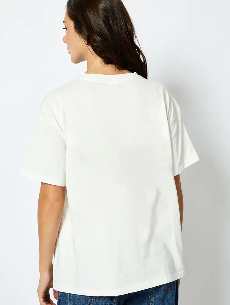 Ciao Amigo T-Shirt In Ecru sold by Skinnydip London product image thumbnail 2