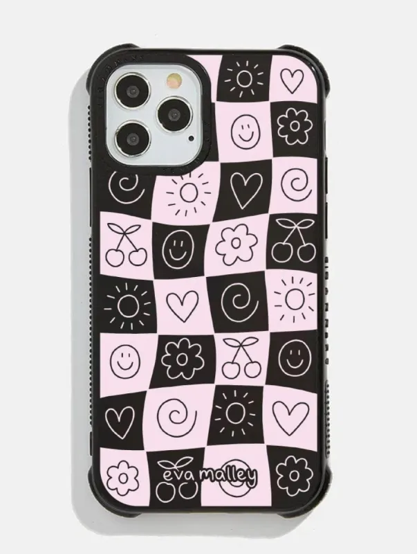 Eva Malley x Skinnydip Check Icon Shock iPhone Case sold by Skinnydip London