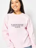 If You Read Books Sweatshirt In Pink sold by Skinnydip London