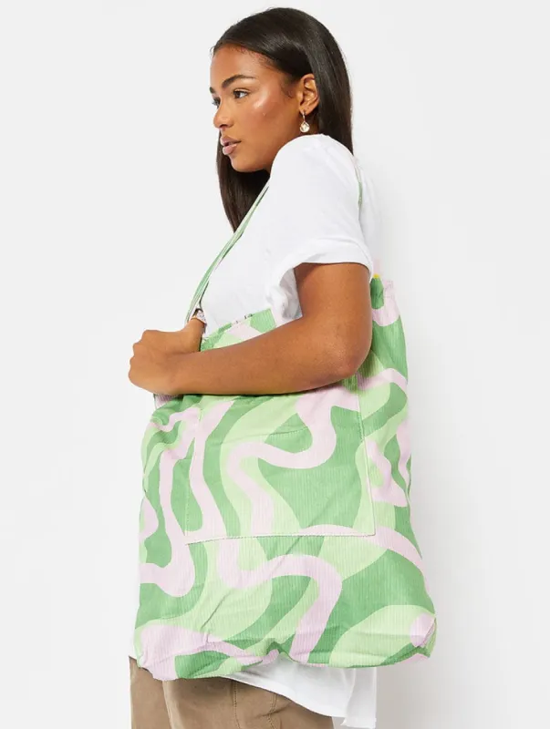 Swirl Cord Shopper Bag sold by Skinnydip London
