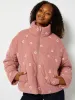 Cord Embroidered Puffer Jacket sold by Skinnydip London