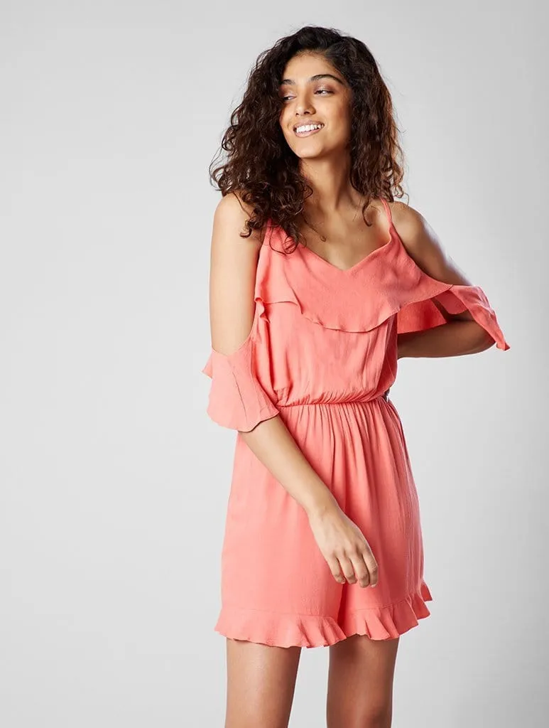 Coral Playsuit sold by Skinnydip London product image thumbnail 4