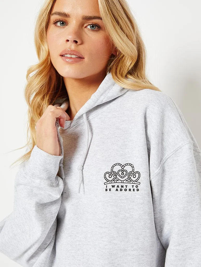 Purr-Incess Oversized Hoodie sold by Skinnydip London product image thumbnail 3